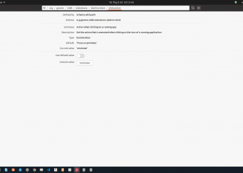 Click icon để thu nhỏ ứng dụng trong ubuntu