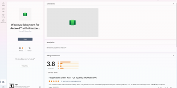 Cài đặt Windows Subsystem for Android windows 11