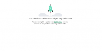 Bắt đầu tạo một trang web với django